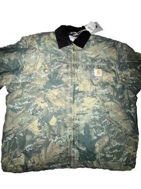 Carhartt WIP OG Detroit Men's Camo Jacket Brand New With Tags Men’s Large